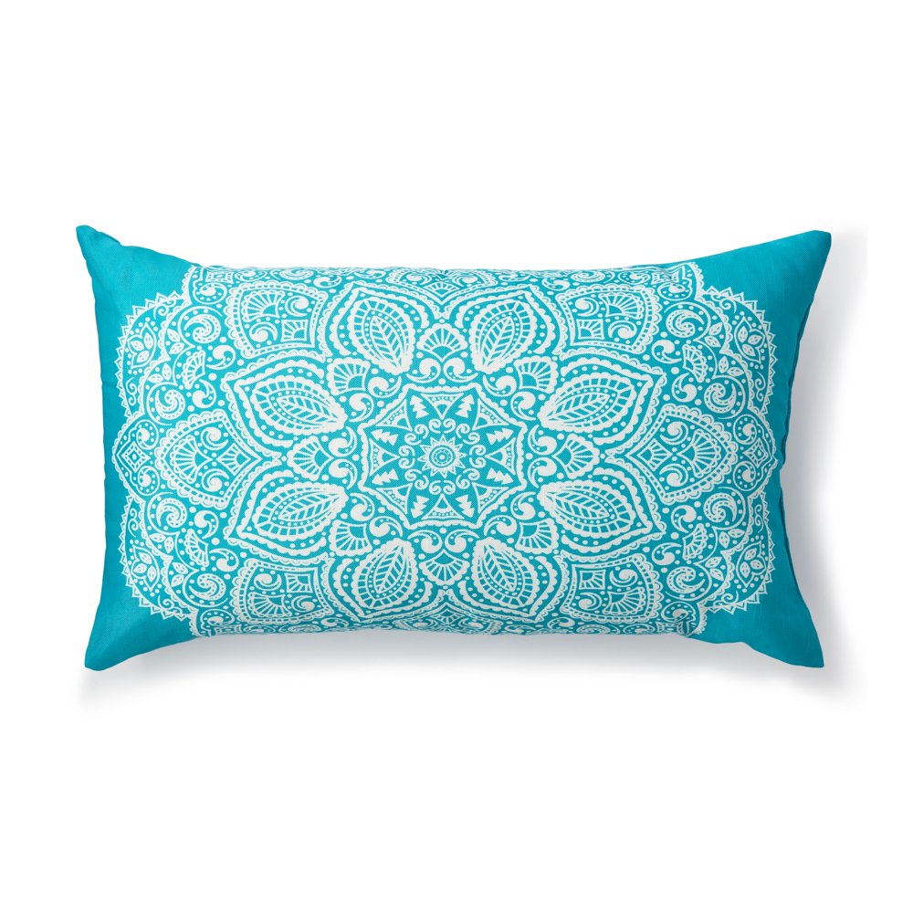 Mainstays Boho Medallion Decorative Throw Pillow, 14" x 24", Multiple
