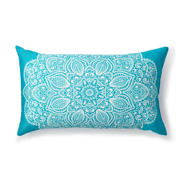 Mainstays Boho Medallion Decorative Throw Pillow, 14" x 24", Multiple