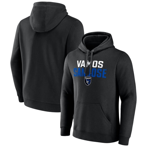 Men's Black San Jose Earthquakes Team Hometown Collection Pullover Hoodie