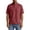 Red, variant on JTieacloth Men's T-Shirts Casual Button Down Stand Collar Short Sleeved Shirt T Shirt(Black,L)