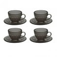 thumbnail image 2 of 4x Dollhouse Tea Cup Set, Pretend Play Realistic 1:6 Scale, Dollhouse Furniture Mini Tableware Doll House Decoration for Micro, Landscape Decor Gray, 2 of 8