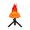 Color:Yellow, variant on Realistic Glowing LED Halloween Pumpkin Light Flickering Flame LED Lamp Table Centerpiece for Indoor Outdoor Use