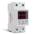 thumbnail image 6 of Adjustable Over and Under Voltage Protector,SVP-916 40A 63A 80A Over Under Voltage Protection Limit Current Dual Display Surge Protector Automatic Adjustable Voltage Relay, 6 of 11