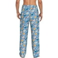 thumbnail image 3 of Haiem Cute Chickens and Flowers Men's Pajama Pants Ultra Lightweight Pjs Bottoms Sleepwear Bottom Pants with Pocket Drawstring-Large, 3 of 9