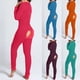 thumbnail image 4 of Pijama con solapa abotonada funcional para adultos, ropa de dormir de una pieza, color rojo, de manga larga, para el hogar, para Navidad, novedad de 2021, 4 of 4