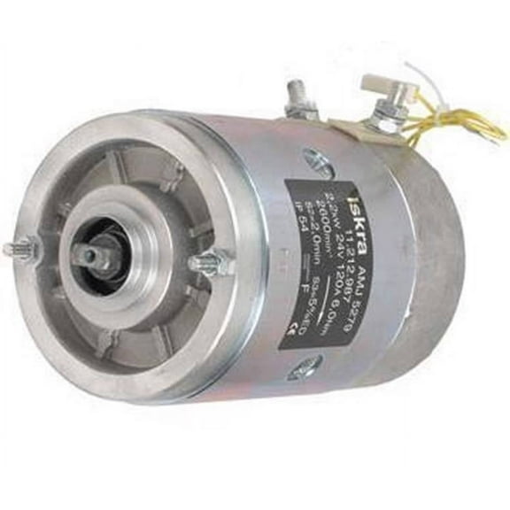 Hydraulic Motor 24V 2.2kW Compatible with Iskra Letrika 11.212.770 AMJ5217 11.216.997 AMJ5885 MM60 Wullhorst Behrens Eurolift Bar Cargolift Tail Lift 120A CW Pump Motor