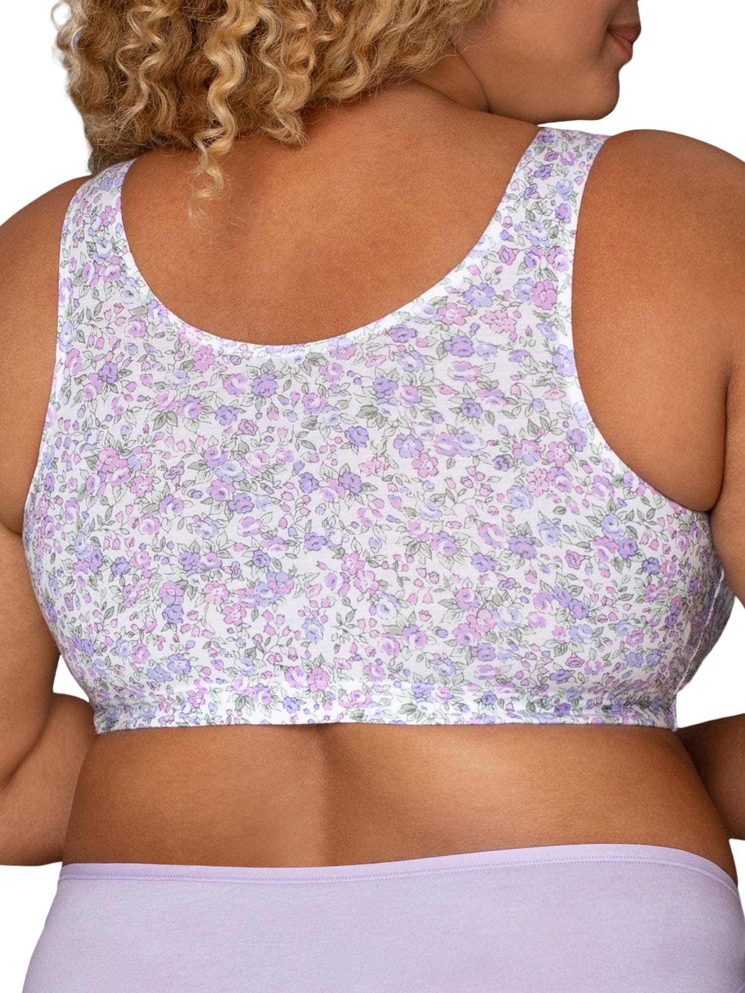 Fruit of the Loom Women's 360° Stretch Full Coverage Comfort Bras, 4-Pack, 9012MJ 9012MJ