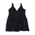 thumbnail image 2 of Swim Solutions Women's Tummy-Control Swim Dress Black 10 New, 2 of 2