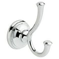 Delta Cassidy Double Robe Hook, Polished Nickel