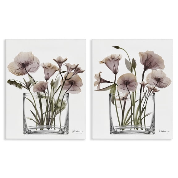 Stupell Industries Contemporary Earthy Infatuation Bouquet 2pc Canvas Art Set, 16 x 20 each, by Albert Koetsier