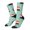 2 Black-2, variant on Fox Pattern Sport Socks for Women and Men Crew Socks Sporty Calf Socks Casual Socks