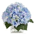 thumbnail image 2 of ENOVA FLORAL Silk Hydrangea Artificial Flowers in Vase with Faux Water, Silk Flower Arrangements in Vase for Home Decor, Wedding Table, 2 of 5