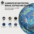 thumbnail image 6 of Replogle Constellation Illuminated Desktop Globe, Blue Constellation 12", 6 of 14
