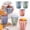 A200 A 4.3x4.3x5.1"!, variant on Fruit And Veggie Pot With Airtight Lid Removable Colander And Fork Portable Reusable Leakproof Storage Container Holds 600Ml|20Oz Glass&Bottle Home Decor