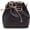 Coffee, variant on Women's Genuine Leather Soft Bucket Bag Stylish Outdoor Drawstring Satchel Purses Ladies Casual Crossbody Shoulder Bag