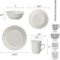 thumbnail image 3 of Mikasa French Countryside 16 Piece Dinnerware Set, 3 of 8