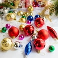 thumbnail image 3 of 30 Pieces of Assorted Shatterproof Christmas Ball Ornaments Set Seasonal Decorative Hanging Ornament Set for Holiday Xmas Tree Decorations, 3 of 8