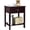 Brown-2, variant on SolaceHue Nightstand Set of 2, Wood End Table with Drawer and Open Shelf, Night Stand for Small Spaces, 2-Tier Bedside Table for Living Room Bedroom Dorm, Easy Assembly, White