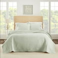 thumbnail image 2 of Ella European Matalasse Coverlet Set King Sage, 2 of 4