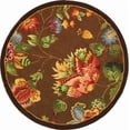 thumbnail image 2 of Safavieh Chelsea Hayleigh Bordered Wool Area Rug, Brown, 3' x 3' Round, 2 of 11