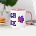 thumbnail image 4 of CafePress - Teach Peace - 11 oz Ceramic Mug - Novelty Coffee Tea Cup, 4 of 6