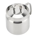 thumbnail image 1 of Stainless Steel Bacon Grease Container with Strainer, Heavy Duty Stainless Steel Oil Filter Pot Versatile Oil Filter Vessel Bacon Grease Saver Frying Net Tank for Kitchen Camping, 1 of 7