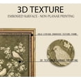 thumbnail image 3 of Vintage Gold Framed Bird Wall Art, White Flowers Botanical Oil Painting Canvas Print, Rural Animals Picture Wall Decor, Rustic Farmhouse Poster Artwork for Living Room Bedroom, 3 of 18