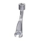 thumbnail image 3 of Llave de tubo de línea de combustible con accionamiento de 1/2", llave de tubo L para línea de combustible, llave para tubos Llave abierta Llave para 17mm, 3 of 8