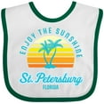 thumbnail image 3 of Inktastic Summer Enjoy the Sunshine St. Petersburg Florida in Blue Boys or Girls Baby Bib, 3 of 4
