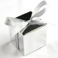 thumbnail image 5 of 30 Pcs Silver Paper Favor Boxes Square Gift Bags with Ribbons DIY Craft Wrapping Present Boxes Chocolate Candy Small Item Containers for Wedding Home Decor Birthday Party Supplies By Scheam, 5 of 6