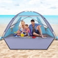 thumbnail image 1 of Carpa de Playa Happy Travel con Protección UV UPF 50+ para 3 a 8 Personas, 1 of 7