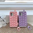 thumbnail image 2 of CHAO Funda de silicona para teléfono con juguete sensorial Push Pop Bubble para iPhone X XS Cola rosa, 2 of 2
