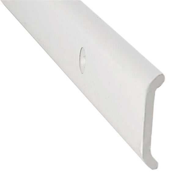 16 ft. Polar White Aluminum Non Insert Flat Trim