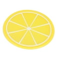thumbnail image 2 of Fruit Shape Coaster Tableware Placemat Silicone Cup Drinks Holder Mat Kitchen AccessoriesLemon, 2 of 14