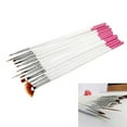 thumbnail image 4 of UDIYO 12x Nail Art Polish Painting Draw Pens Brush Tips Tools Set UV Gel Nail Brushes, 4 of 6