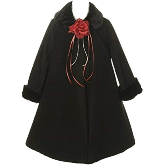 dempsey marie cozy fleece long sleeve cape jacket coat