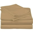 thumbnail image 2 of 4 Piece Luxurious Sheet Set ultra Soft 100% Egyptian Cotton, 800 Thread Count 24 Inch Deep Pocket - (Twin XL - Size) Solid Taupe Colour, 2 of 4