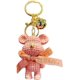 thumbnail image 1 of Llavero de oso kawaii, lindo llavero de resina rosa con lazo, llavero para mochilas, llavero de Pokenmon, llavero de coche para mujer., 1 of 5