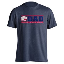 University of South Alabama Jaguars Dad Proud Parent Short Sleeve T-Shirt
