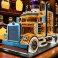 thumbnail image 7 of Semi Truck Whiskey Bottle, Car-Shaped Whiskey Decanter Bottle, Glass Liquor Bottles in Semi Trucks Shape with Cap, Car Shaped Cool Decanters, Funny Home Bar Decor, Truck Driver Gifts for Dad (#2), 7 of 7