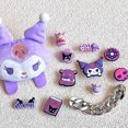 thumbnail image 2 of Kuromi Crocs Accessories, 2 of 4