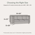 thumbnail image 2 of Covermates Outdoor Modular Sofa Cover - 84"W x38"D x 35"H, 300D Polyester, All-Weather, 2 of 7
