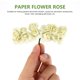 thumbnail image 3 of GOOHOCHY 144 piezas de delicadas rosas de papel, flores artificiales, decoraciones para ramos., 3 of 8