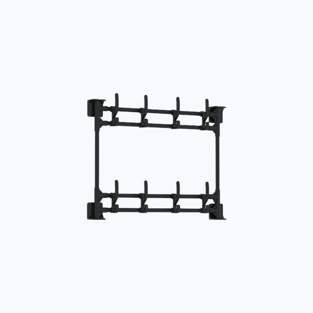 Cameland Hooks for Hanging Multifunctional Hanging Rack Punch Free Self Adhesive Hook Multi Rows Adhesive Hook Suitable For Kitchen Bathroom And Living Room Storage