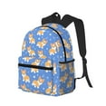 thumbnail image 2 of Vsdgher Kawaii Corgi Print Unisex Large Capacity Bookbag Schoolbag Casual Daypack for High School/College/Teens/Travel/Work, 2 of 8