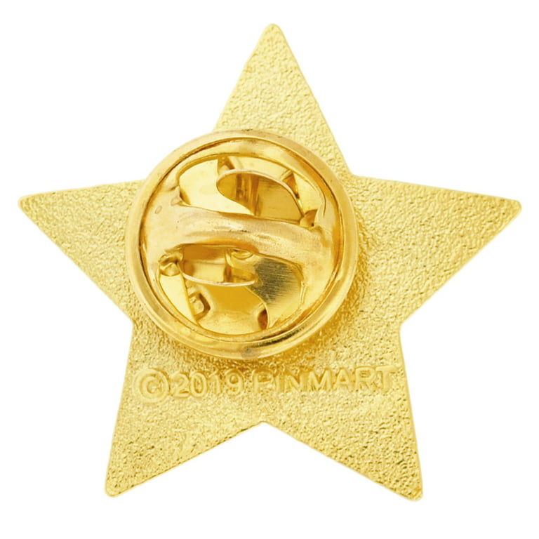 Gold Star Pin | Gold | Police Pins by PinMart