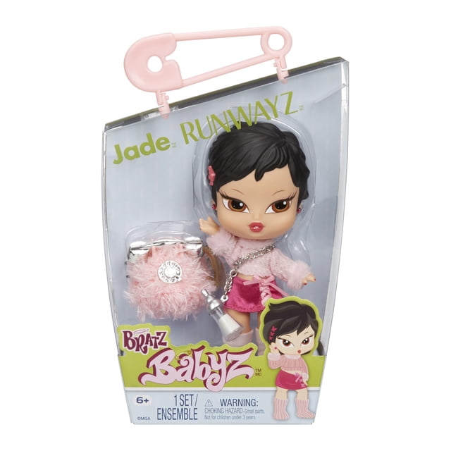Muñeca de moda Bratz Babyz Runwayz Jade con moda real