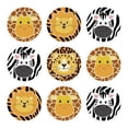 thumbnail image 4 of Jiibva 12Pcs Kraft Paper Bags Jungle Animal Theme Party Candy Cookies Bags Paper Packaging Bags for Birthday Supplies, 4 of 7