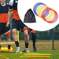 thumbnail image 1 of Colaxi 12 Pieces Agility Rings Exercise Speed Circle Footwork Balance Drill Multipurpose with Storage Bag for Outdoor Activity Games 60cm, 1 of 8