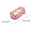 thumbnail image 4 of Lovely Pink Tabby Cat Rug Soft Pashmina Napping Kitty Pad For Girls Room Dresser Vanity Sweet Pet Decor Gift Idea For Kids And Teens Birthday Surprise (40x60cm), 4 of 8